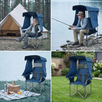 Fauteuil de camping pliable et portable en tissu Oxford 600D ultra-léger et durable pour pêche, pique-nique, voyage, parc et plage