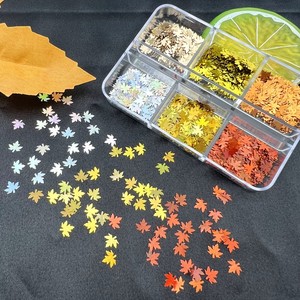 Lentejuelas Holográficas de Aluminio para Uñas, Hojuelas Decorativas 3D, Pegatinas Brillantes, Herramienta de Plástico para Decoración de Uñas en Salón de Manicura - Product Image 2