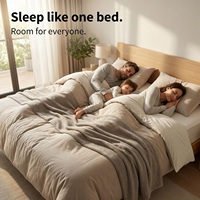 Connecteur de matelas antidérapant pour lit double transformable en lit king size, idéal pour les couples, disponible en gros et en version OEM
