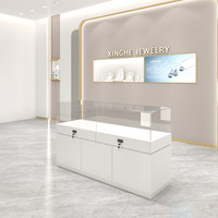 Vitrine de présentation mobile en verre personnalisable pour bijoux, lunettes, téléphones portables, figurines, musées et objets de patrimoine culturel