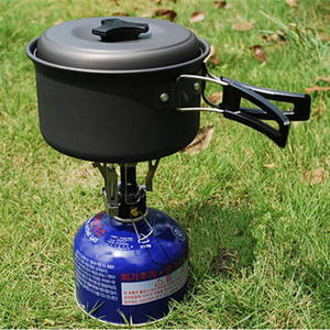 Mini estufa de Gas para acampar, utensilios de cocina, quemador portátil para acampar al aire libre, cocina - Product Image 5
