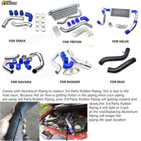 Kit de tuyauterie d'intercooler en aluminium pour mise à niveau du système de refroidissement pour Hilux Vigo KUN15 KUN25 05-11 2.5L 2KD