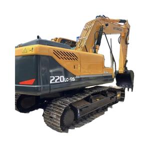 Excavadora de cadenas Hyundai 220 con pocas horas de uso, componentes hidráulicos originales, potencia de excavación estable para proyectos de construcción urbana - Product Image 1