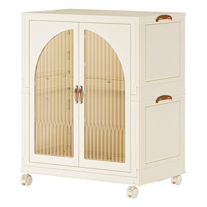 خزانة ملابس محمولة ومتينة من البلاستيك سريعة التركيب للأطفال الصغار من Jeko&Jeko - Product Image 2