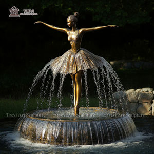 <span class=keywords><strong>Escultura</strong></span> <span class=keywords><strong>de</strong></span> <span class=keywords><strong>Bailarina</strong></span> <span class=keywords><strong>de</strong></span> Bronce con Falda <span class=keywords><strong>de</strong></span> Agua, Estatua <span class=keywords><strong>de</strong></span> <span class=keywords><strong>Bailarina</strong></span> <span class=keywords><strong>de</strong></span> Latón para Arte Público Personalizado - Product Image 1