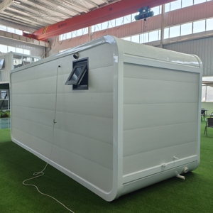 Cabina Prefabricada de Acero de Construcción Rápida y Móvil de 20 pies y 40 pies para Cafetería con Energía Solar, Tienda <span class=keywords><strong>Pop</strong></span> y Uso como Villa - Product Image 2