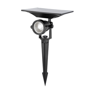 Lampe LED solaire avec pic, éclairage d'extérieur à large faisceau, idéal pour un jardin ou un sentier, 4 unités - Product Image 2