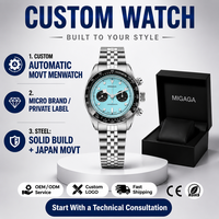 Montres pour hommes 2026 Nouvelle montre chronographe à cadran panda Bb, montre à quartz de luxe tendance pour hommes, mouvement VK64, montre étanche
