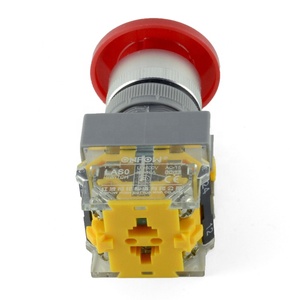 Interrupteur à bouton-poussoir en forme de champignon ONPOW LAS0-Q-11M, marche/arrêt, interrupteur à bouton-poussoir en plastique - Product Image 1