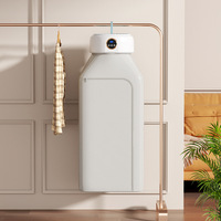 Séchoir à linge semi-automatique portable 2025 pour la maison, conception pliable, séchoir mural pour vêtements de bébé