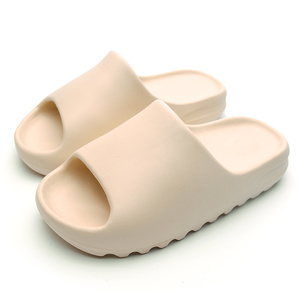Claquettes en PVC de couleur unie à bout ouvert, semelle extérieure antidérapante en EVA, pantoufles d'intérieur toutes saisons - Product Image 6