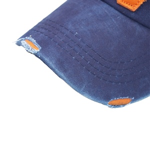Washable Soft Top Unisex <b>Baseball</b> <b>Cap</b> Sporty Embroidered Leisure Buckle Adjustable 100% Cotton Denim <b>Cap</b> Sun Protection - Product Image 1