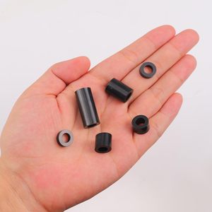 Sanya M6 Black Round <b>Spacer</b> 6x11x3 6x11x4 6x11x5 6x11x6 6x11x8 6x11x10 6x11x12 6x11x15 6x11x18 6x11x20 6x11x25 Plastic - Product Image 4