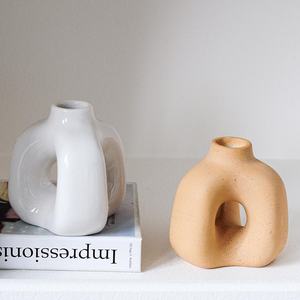 北欧北欧跨界陶瓷烛台用于芳香疗法家居装饰摆件B & B家具金属类型金属 - Product Image 3