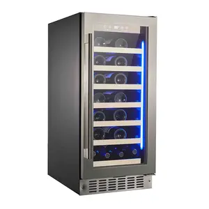 Réfrigérateur à vin en acier inoxydable Vinopro Low Energy 88L 34 bouteilles Cave à vin à zone unique pour usage domestique - Product Image 2