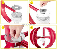 Elege 800w Vente en gros Type de lanterne rouge Petite éolienne verticale Générateur magnétique Mini générateur de moulin à vent