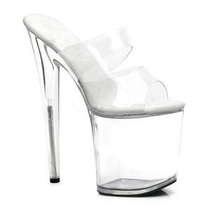 8 אינץ '-20 ס "מ גביש שקוף תחתון עמיד למים שולחן העליון שני חלקים עבור נעלי בית סנדלים רהיט סקסיים - Product Image 5