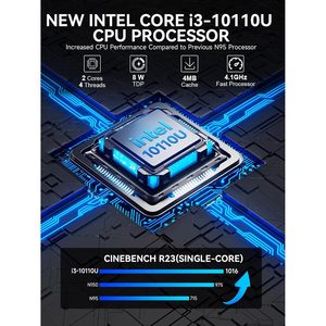 Mini PC Gmktec Core I3 10110U 16 Go de RAM 512 Go de stockage Intel pour usage professionnel et éducatif - Product Image 3