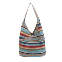 Design de luxe paille tissé sacs fourre-tout été décontracté grande capacité sacs à main nouvelle mode plage femmes épaule sac à provisions