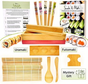 Kit de fabrication de <span class=keywords><strong>Sushi</strong></span> et de <span class=keywords><strong>Maki</strong></span> tapis roulant à <span class=keywords><strong>Sushi</strong></span> moule en bambou et <span class=keywords><strong>plateau</strong></span> à Sauce japonais - Product Image 5