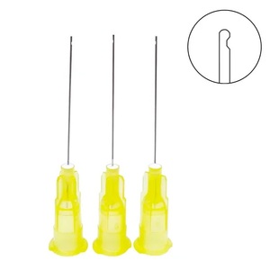 100 Uds aguja de irrigación Dental Endo 25G/27G/30G puntas de jeringa desechables un orificio lateral - Product Image 1