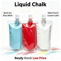 Craie liquide personnalisable en pochette transparente, étiquette personnalisée, craie sportive pour l'escalade, l'usage quotidien, le yoga, la musculation – Offre Spéciale