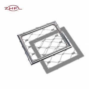 Maille de câble en acier inoxydable tissé Longteng de haute qualité, finition oxyde noir, haute résistance, durable, flexible, avec embout. - Product Image 1