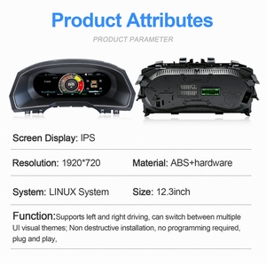 Navihua <b>for</b> Volkswagen Passat B8 CC 2017-2020 <b>Digital</b> Instrument Cluster LCD Linux Virtual Cockpit <b>Speedometer</b> - Product Image 2