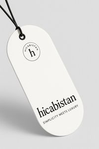 Étiquettes de vêtements durables et écologiques ; étiquettes à logo en relief fabriquées à partir de papier recyclé ; adaptées aux bagages et aux chaussures - Product Image 5