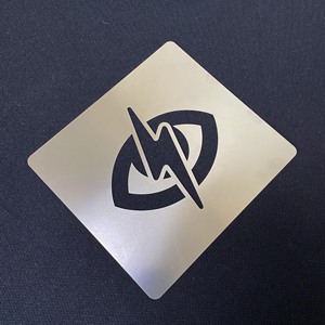 بطاقة عالية الجودة فارغة من الفولاذ المقاوم للصدأ قالب مخصص من الفولاذ المقاوم للصدأ بطاقة أعمال استنسل - Product Image 1