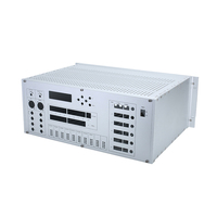 Boîtier de montage 4U personnalisable en alliage d'aluminium CPCI ATCA VPX avec guide de carte, ventilation et insertion de carte PCB, indice de protection IP54