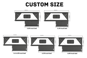 Tenda da Tetto Pop-Up Huntoo Aggiornata con Finestre Panoramiche e Vetro Temperato per F150 - Product Image 6