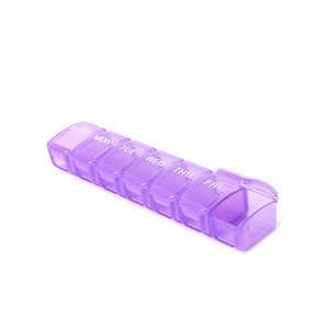 China Professional Manufacturer Portable Pill Box 7 days Medicine Storage Box Travel Pill Case