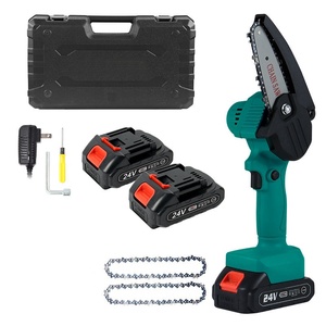 Mini tronçonneuse électrique sans fil 4 1/2 pouces, super légère et puissante, pour bricolage, coupe de bois, élagage d'arbres, OEM - Product Image 1