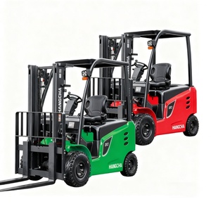 Chariot élévateur électrique de 3,5 tonnes, chariot élévateur à batterie au lithium, chariot élévateur industriel à énergie nouvelle pour entrepôt, usine et utilisation en extérieur - Product Image 1