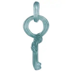 natural Jadeite key Pendant S925 silver inlay fashion Accessories give appraisal certificate original design D645