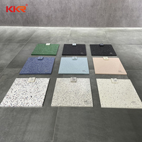 Comptoirs de cuisine et de salle de bain KKR, panneau mural en acrylique, matériau de construction, pierre artificielle, surface solide, design moderne