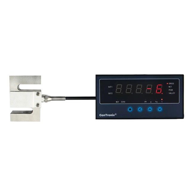 ESMLS02F Hook scale overloading protection load sensor , Kexlimice oem S type Pull pressure load cell with indicator AC220V