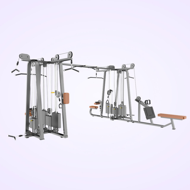 Ningjin Professional Professional Multi Station Multi Function Commercial Exercise Gym Equipment Machine for 8 Stations Minolta Fitness