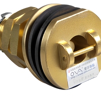 Capteur de température de l'eau de mer en bronze pour sonde transductrice traversante de coque - Fournitures marines