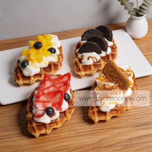 Décorations <span class=keywords><strong>de</strong></span> boulangerie haut <span class=keywords><strong>de</strong></span> gamme : Maquette <span class=keywords><strong>de</strong></span> gaufre <span class=keywords><strong>de</strong></span> Liège premium, durable et étanche, pour photos professionnelles et présentation <span class=keywords><strong>de</strong></span> <span class=keywords><strong>table</strong></span> - Product Image 5