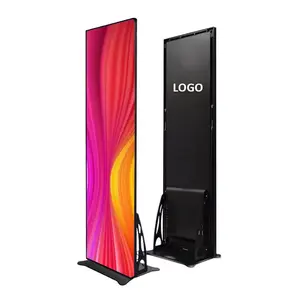 55 "All-in-One-Touchscreen-Drehkiosk Rotierender interaktiver Digital Signage-Boden für den Innenbereich