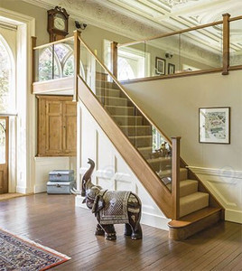 <span class=keywords><strong>Escalier</strong></span> flottant PRIMA en <span class=keywords><strong>bois</strong></span> de noyer au design minimaliste, <span class=keywords><strong>marches</strong></span> en <span class=keywords><strong>bois</strong></span> modernes pour l'intérieur, montées au sol - Product Image 2
