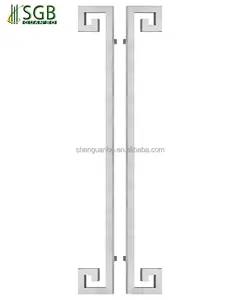 الحديثة باب فاخر مقبض سحب طويلة الباب الخارجي مقبض الجملة مرآة فولاذ مصقول مقاوم للصدأ الباب مقبض سحب