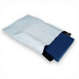 Bolsas de Correo de Poliéster Resistentes, Lisas, de 12x14 Pulgadas (Negro y Blanco) |   Bolsas de Embalaje Impermeables a Prueba de Manipulación de 52 Micras |   Venta al por Mayor - Product Image 1