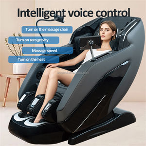 2025 nueva llegada de lujo 4D AI sofá eléctrico controlado por voz gravedad cero SL-Track Shiatsu Silla de masaje de cuello silla de masaje - Product Image 5