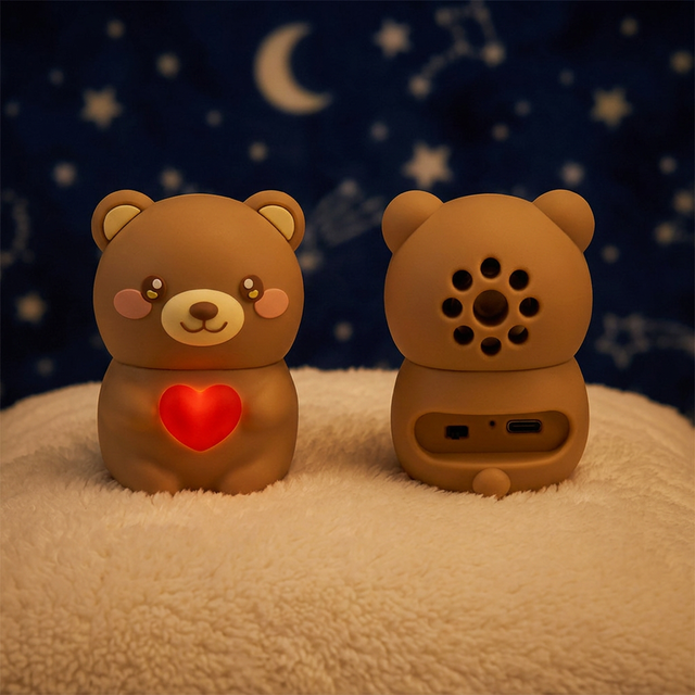 CJH Cartoon Heart Bear ABS Material Bluetooth Speaker Cute High Quality Mini Outdoor Portable Speaker Birthday Gift