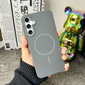 Pour Samsung pour <span class=keywords><strong>Galaxy</strong></span> S25 Ultra S24 S23 A56 A34 A36 A16 A06 Plus Anti-empreintes Digitales Sans Fil Magnétique Téléphone Cas Couverture PC Cas - Product Image 4