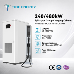 Estación de Carga Comercial TELD de 480kW, Sistema de Carga Dividida, Terminal de Carga Rápida CCS2 DC - Product Image 1