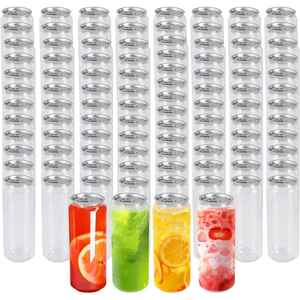 Bouteilles d'eau et de jus en PET personnalisées en gros de 330 ml, 500 ml, 16 oz avec impression sérigraphique, bouchon facile à ouvrir, couleurs personnalisées - Product Image 4